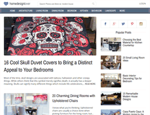 Tablet Screenshot of homedesignlover.com